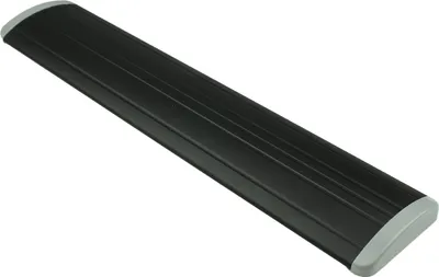 Produktbild von Zugluftstopper für Briefeinwürfe Schwarz Aluminium - Pro Stück