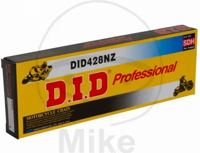 Immagine prodotto di Catena DID NZ aperta 132 maglie 428 grigia con clip chiusura