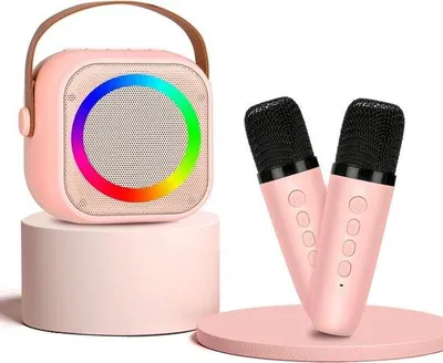 Immagine prodotto di Cabina karaoke con Bluetooth e doppio microfono