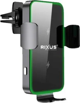 Produktbild von Rixus 15w Auto-Sensoring Magnet Wireless KFZ-Halterung, schwarz (RXWC36)