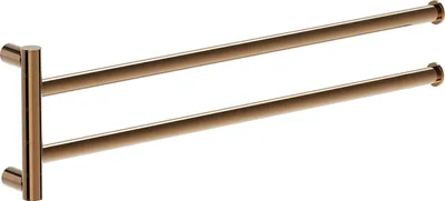 Zdjęcie produktu dla Mexen Loop podwójny obrotowy wieszak na ręcznik, różowe złoto - 70A71049-60