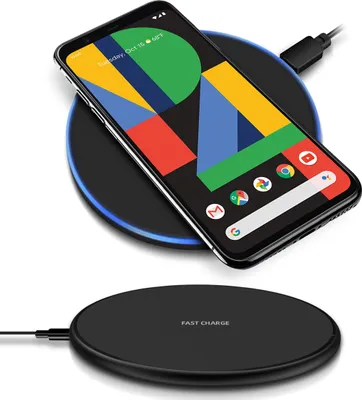 Produktbild von QI Wireless Ladegerät für Google Pixel 4 / 5 / XL Kabellos Induktives Laden