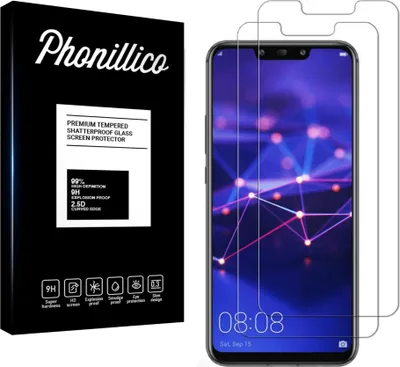 Immagine prodotto di Vetro temperato per Huawei MATE 20 LITE [2 pezzi] Pellicola protettiva antigraffio resistente Phonillico®