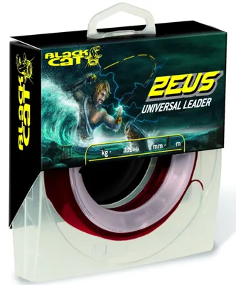 Produktbild von Black Cat Zeus Universal Leader 0,60mm 85kg - 70m Wallerschnur