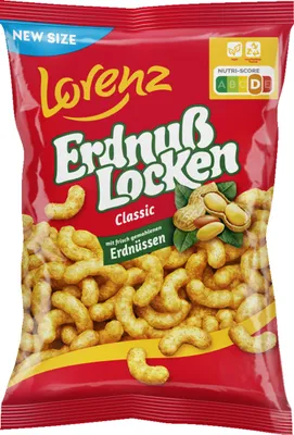 Image de Lorenz Erdnusslocken Classic croustillant et intense en goût 175g