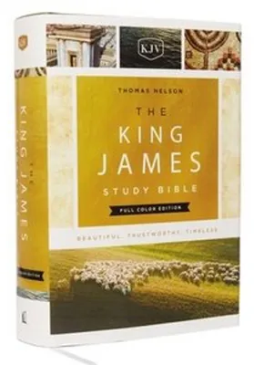 Produktbild von KJV, The King James Study Bible, Full-Color Edition, Cloth-bound Hardcover, Red Letter