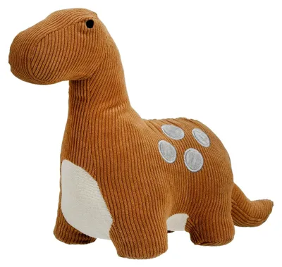 Produktbild von Dinosaurier Türstopper aus Cordstoff, 38 x 14 x 25 cm, Hellbraun