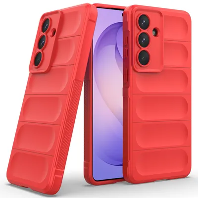 Produktbild von Handyhülle für Samsung Galaxy S26+ Weich TPU Silikon Stossfest Anti-rutsch Hülle Rot