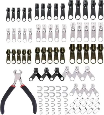 Produktbild von Ritsslitungs-Reparatur-Kit - 100-teiliges Profi-Werkzeugpaket - Montagerüst - Installationswerkzeuge - Schutzkleidung
