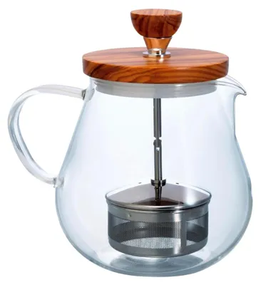 Produktbild von Teekanne aus Edelstahl, transparent, 4 Tassen