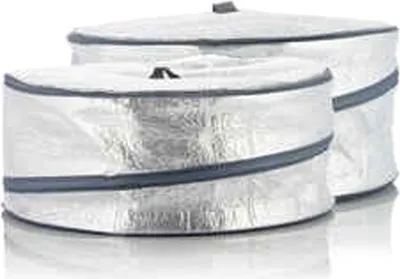 Produktbild von 2 Stück Warmhaltehaube Abdeckhaube Speisehaube Lebensmittel Schutzhaube Speiseschirm Servierhaube Isolierhaube