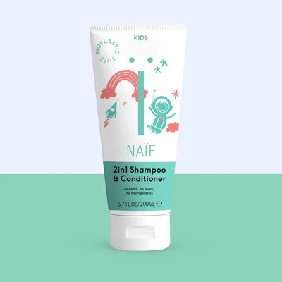 Productafbeelding van Naïf 2-in-1 Shampoo & conditioner kids (200 ml)