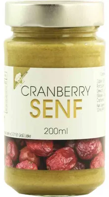 Produktbild von Cranberry-Senf hausgemacht Vegan 200ml