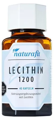 Zdjęcie produktu dla naturafit Lecytyna 1200 kapsułek, 40 kapsułek
