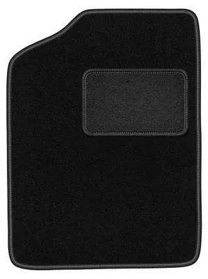 Immagine prodotto di Tappetino guidatore in moquette per Renault 5 1972-1985 (hatchback) – 1 pezzo, nero, su misura – Wielganizator LUX