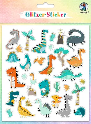 Produktbild von URSUS Glitzer-Sticker Fun Motiv 02