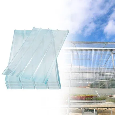 Produktbild von Glasfaser-verstärktes Kunststoff - Transparenz - Golfplaat | 900 mm x 1600 mm, 2 mm dick, transparent