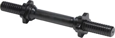 Obrázok produktu pre Gorilla Sports Činková tyč, čierna, 35 cm