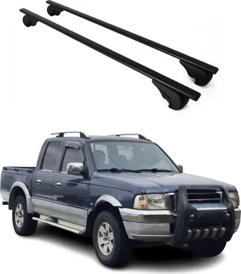 Produktbild von Dachträger Grundtäger für Ford Ranger 1999-2006 75kg Metall Schwarz 2 tlg