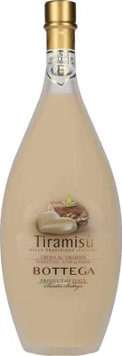 Produktbild von Bottega Crema al TIRAMISÙ Cream Liqueur 17% Vol. 0,5l