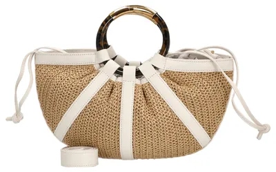 Produktbild von Coccinelle Shell Straw - Henkeltasche 37 cm (natural/pearl)