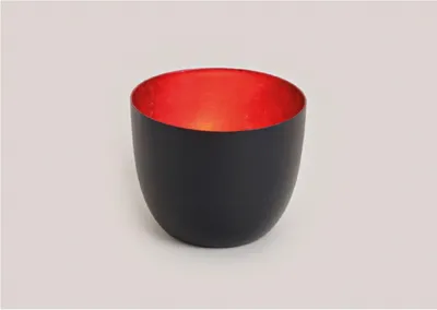 Produktbild von Windlicht aus Metall, verschiedene Farben, Farbe:rot