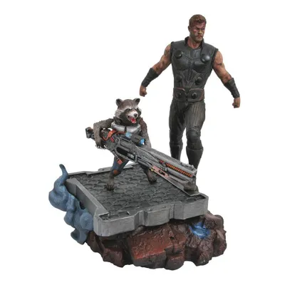 Zdjęcie produktu dla Diamond Select Avengers Thor & Rocket Raccoon Marvel Premier Collection Statua 30 cm DIAMAPR182163