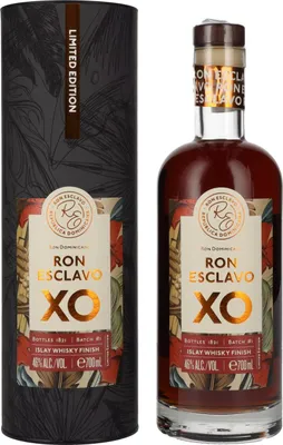 Image de Ron Esclavo XO Islay Whisky Finish Batch #1 46% Vol. 0,7l en boîte cadeau
