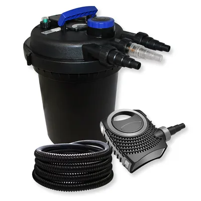 Obrázok produktu pre SunSun Tlakový rybníkový filter 6000l 11W UVC čistič rybníkov NEO8000 70W čerpadlo 25m hadica
