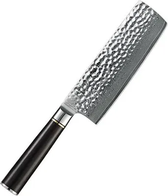 Produktbild von Hezhen - Damast Nakiri Messer - B1Z Classic Serie
