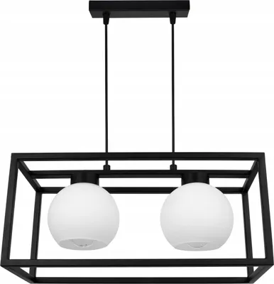 Produktbild von Hängelampe Käfig eleganter Glasschirm