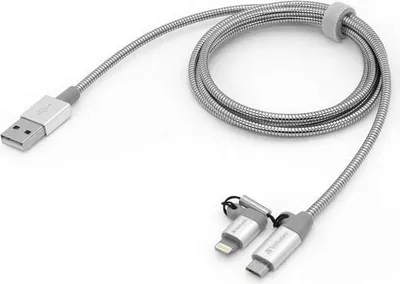 Immagine prodotto di Verbatim 2-in-1 Lightning MicroB Sync & Care Acciaio inossidabile