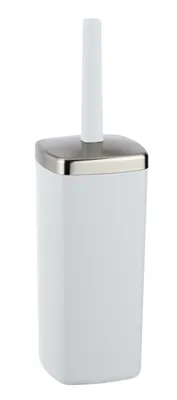 Produktbild von WENKO WC Garnitur Toiletten Bürsten Klo Halter Garnitur BARCELONA Weiß Bad Gäste
