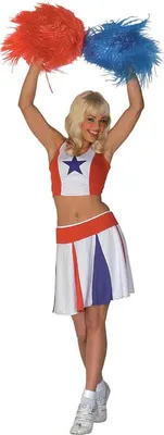 Produktbild von Damen Verkleidung Cheerleader Sportkostüm Team Cheer Leader L - 42/44