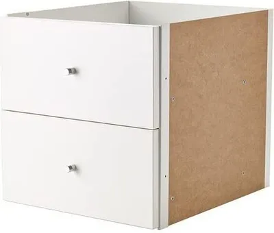 Produktbild von Ikea KALLAX Einsatz mit 2 Schubladen weiß