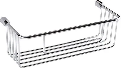 Produktbild von BYTRO Seifenkorb Messing Chrom poliert 135x320x110 mm für Bad & WC >> zum Bohren