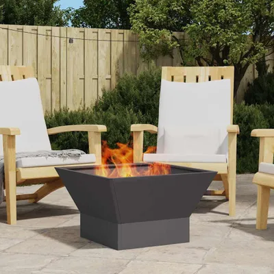 Immagine prodotto di caminetto vidaXL nero 60 x 60 x 35 cm acciaio