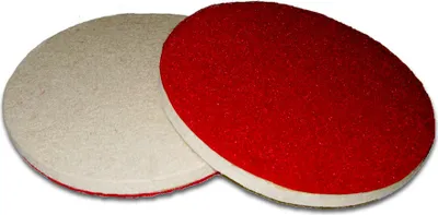 Zdjęcie produktu dla 3x tarcza polerska z rzepem Ø 125 mm tarcza polerska filcowa