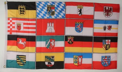 Produktbild von Flagge Fahne Deutschland 16 Bundesländer 150x90 cm