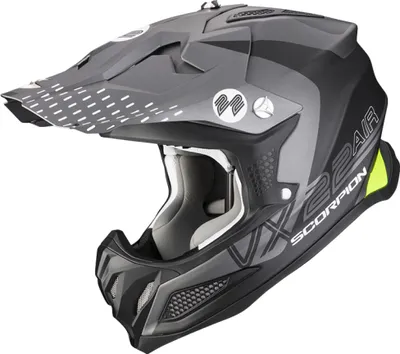 Zdjęcie produktu dla Kask motocyklowy SCORPION VX-22 AIR ARES matny czarny/srebrny XL