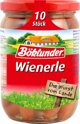 Produktbild von Böklunder Wienerle im Saitling 10 Stück Abtropfgewicht 250 g