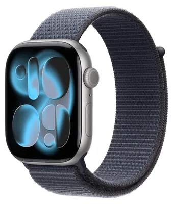 Productafbeelding van 46 mm, blauwe sportband
