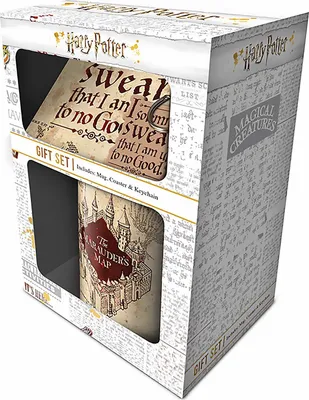 Produktbild von Harry Potter (Marauders Map) Mug, Coaster Keychain Gift Set