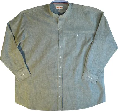 Produktbild von KAMRO Übergrössen Herrenhemd Leinenanteil 9XL