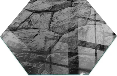 Produktbild von Glasbodenplatte für H 40 cm – Kaminofen – Kaminplatte Glas – Schutzglas – Funkenschutzplatte –Glasbodenplatte Feuerfeste – Hitzeschutzplatte – Bodenschutz aus Glas – Natursteinmuster