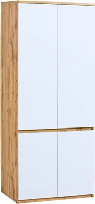 Produktbild von Minio, Kleiderschrank "ARCCA 1", Schrank, Wotan Eiche / Weiße Farbe