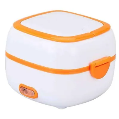 Produktbild von Elektrische Lunchbox 1,2L, 200W Schnellheizung in 30 Minuten, Abnehmbarer Edelstahlbehälter, Tragbarer Speisenwärmer für Dampfen, Kochen & Büro, Kompakt 17,3×17,3×12,5cm