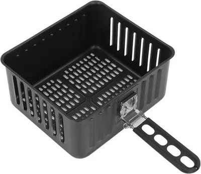 Obrázok produktu pre Kubická fritéza, fritéza s odnímateľnou rukoväťou, príslušenstvo vhodné do umývačky riadu, čierna