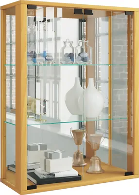 Produktbild von Wandvitrine Glasvitrine Udina Spiegel