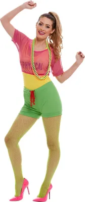 Produktbild von Smiffys - "Let's Get Physical" Kostüm - Damen SM2298 (M) (Bunt)